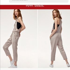 Aritzia Wilfred Free Valletta overall - light blue